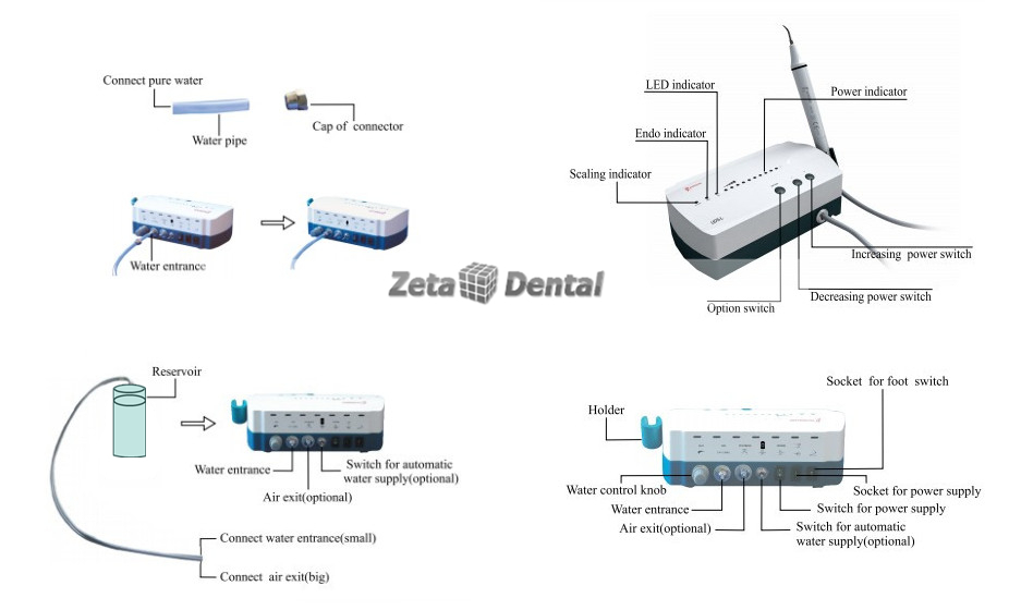 UDS-L LED Ultrasonic Scaler with LED